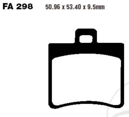 EBC rear brake pads FA298 for Aprilia RS 125 Benelli Hyosung GD/GT-