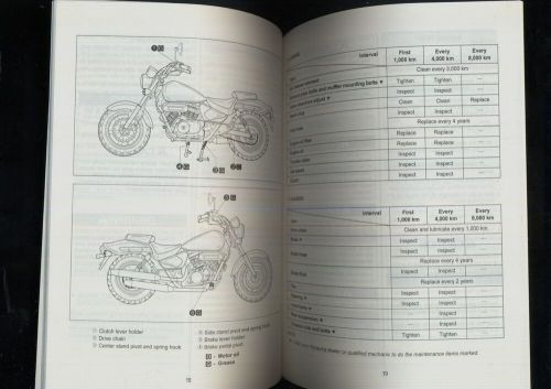 Hyosung GV 125 Aquila Mirage (00-06) Factory Issue Owners Riders Manual FA15