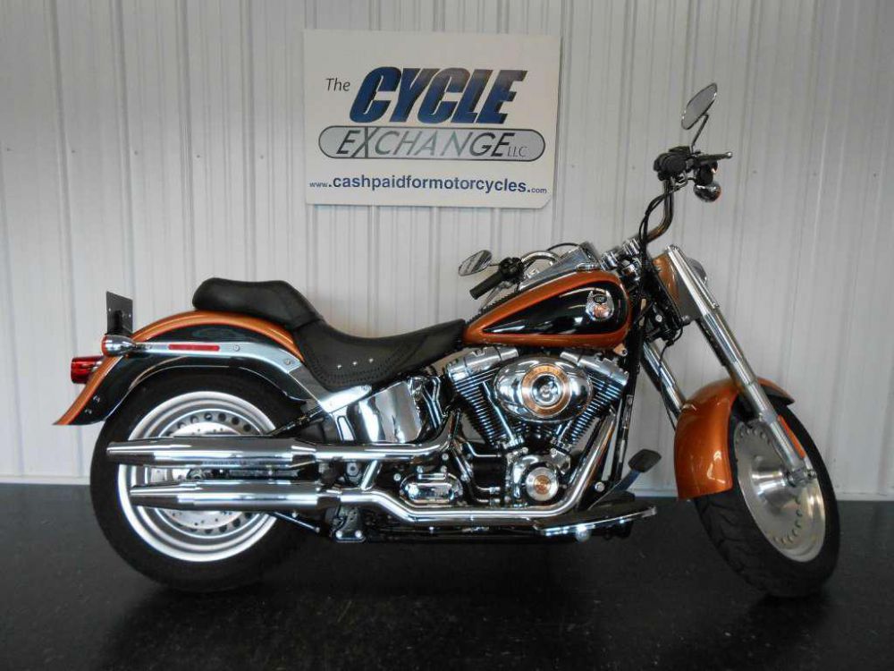 2008 harley-davidson flstf softail fat boy  cruiser 