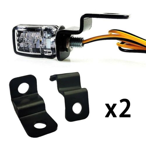 2pcs motorcycle indicator brackets aluminum alloy turn signal light holder part