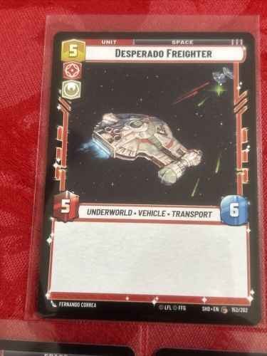 3x Star Wars Unlimited - Desperado Freighter - Shadows of the Galaxy x3