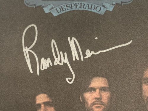 Randy meisner signed eagles album desperado lp autographed beckett coa