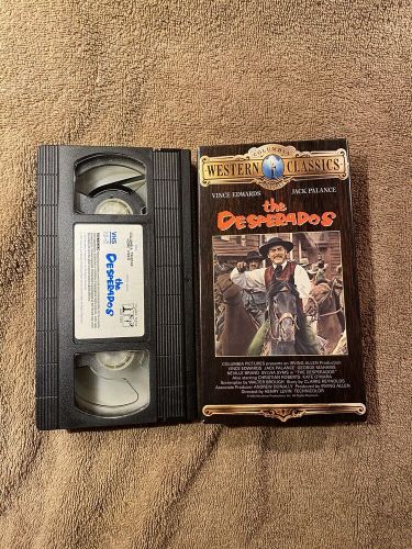 The Desperados VHS CLASSIC WESTERN ACTION ADVENTURE 1991 Jack Palance