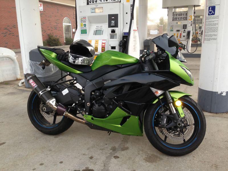 2012 zx6r custom green paint