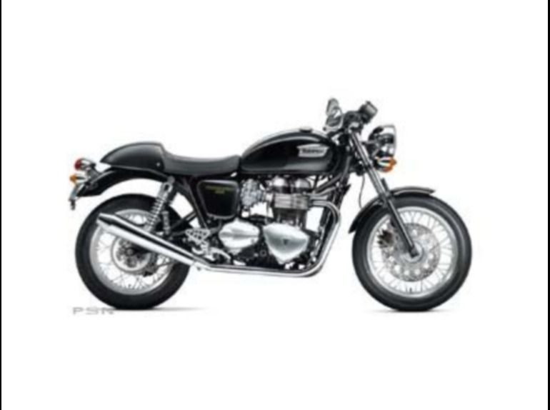 2013 triumph thruxton - phantom black 