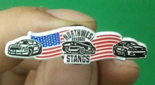 NORTHWEST STANGS - FORD MUSTANG MOTOR CAR - USA FLAGS-AMERICAN CLASSICS- LAST 1