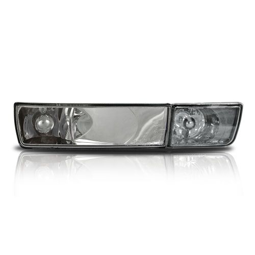 Front indicator + fog lights clear glass left right for vw golf 3 iii / vento-