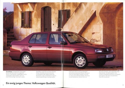 Vw vento brochure 1995 7/95 d brochure prospectus brochure catalogue catalogue-