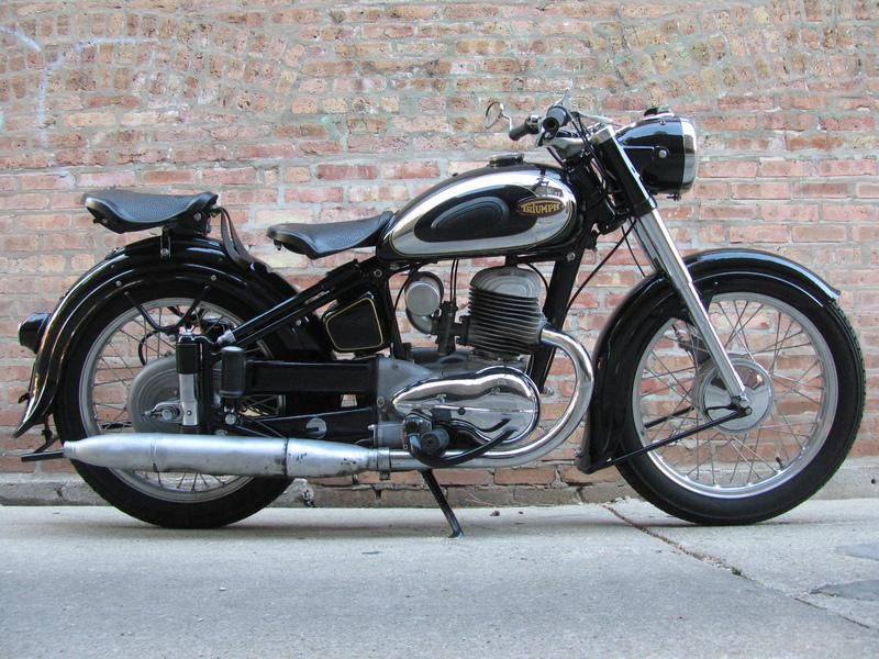 1954 triumph bd250   