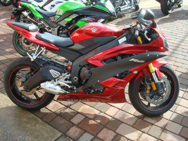 2007 yamaha yzf-r6  sportbike 