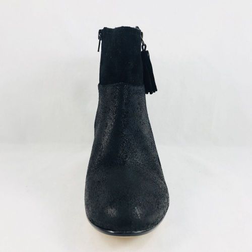 Nine west hannigan black leather ankle bootie size 8.5