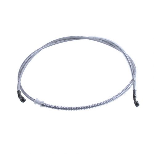 70.87&#034; 10mm motorcycle hydraulic brake oil hose line stainless steel end braided