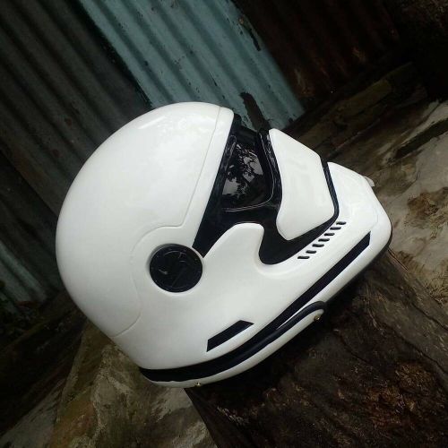 Star Wars Stormtrooper Classic Helmet For Chopper Bobbers ( approved DOT/ECE )