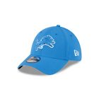 Detroit lions new era blue team classic 39thirty flex fit hat