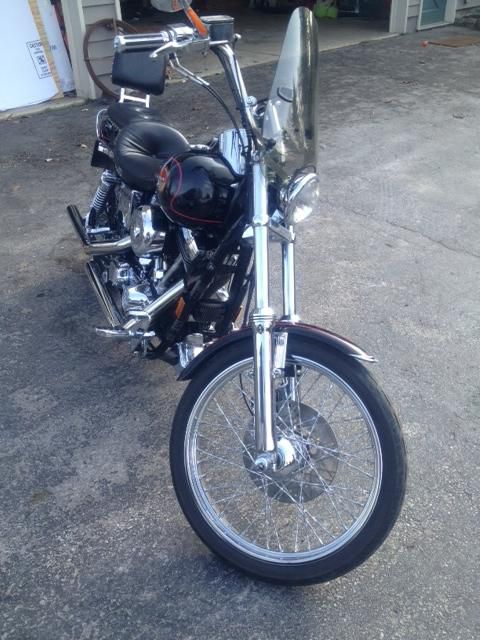 1993 harley-davidson dyna wide glide fxdwg lots of chrome