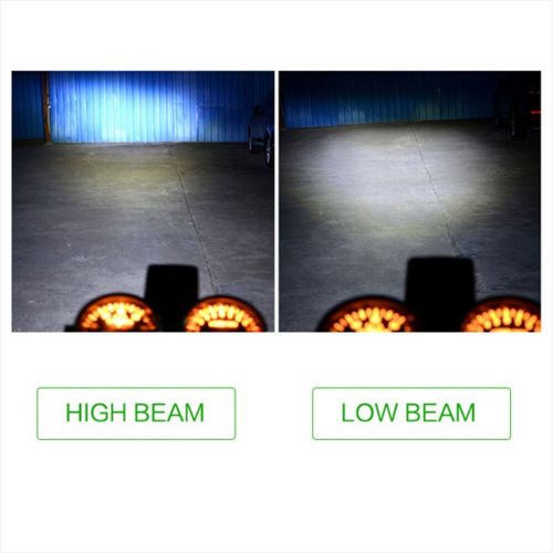 H4 6500K 8 LED Hi/Lo Beam Front Light Bulb Super Bright Motorcycle Headlight