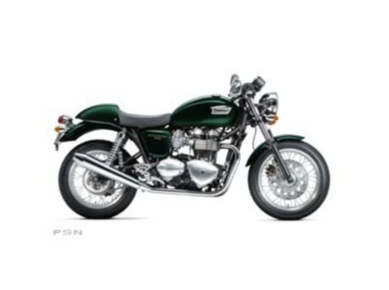 2013 triumph thruxton - brooklands green 