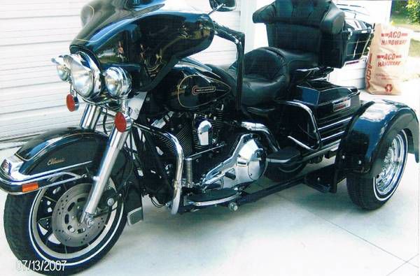 1998 harley davidson electra glide classic w/ voyager trike conversion