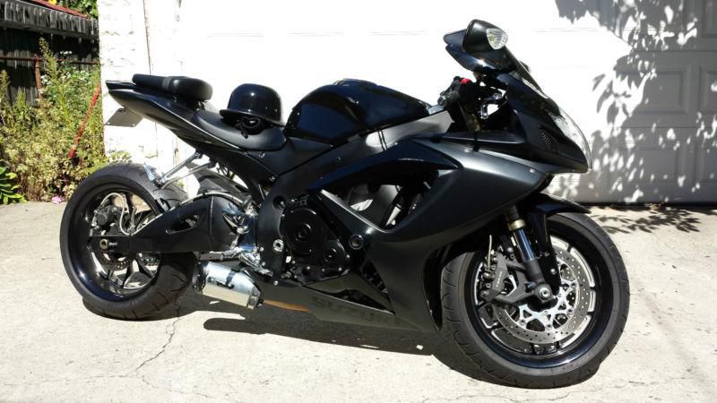 2007 black suzuki gsxr 600 custom beauty low original miles