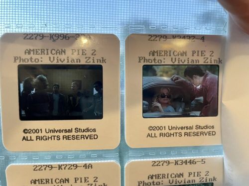 American pie 2 universal studios press kit with 8 slides ~ biggs, hannigan, levy