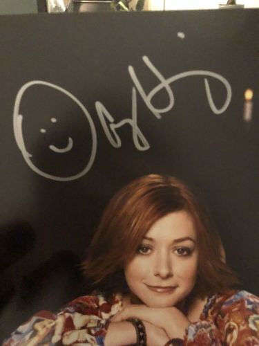 Alyson Hannigan Signed 10x8 Autograph Photo . Willow - Buffy