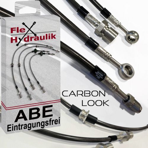 Steel flex brake lines for VW Vento with discs HA [1H2 step rear] - carbon-