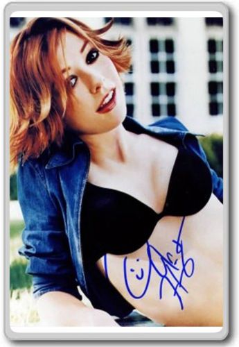 Alyson hannigan autographed preprint signed photo fridge magnet