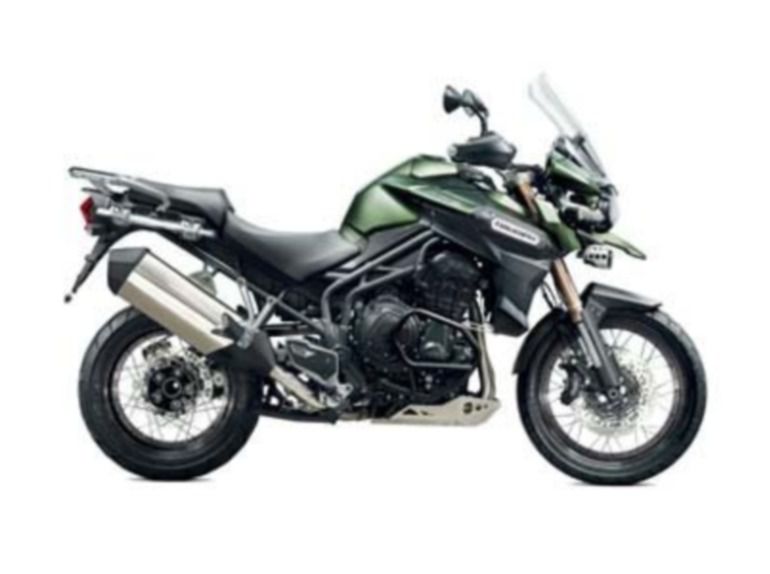 2013 triumph tiger explorer xc - matte khaki green 