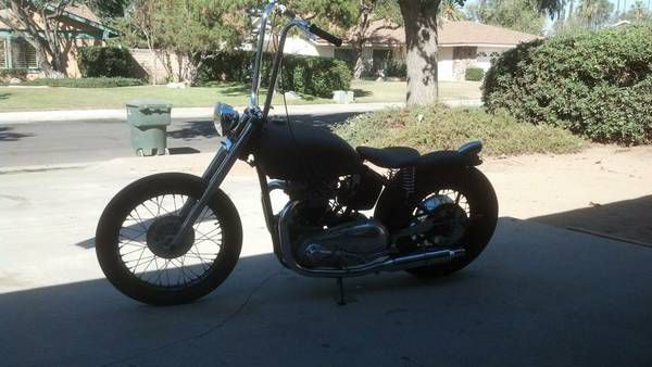 1952 triumph pre unit rigid bobber/ chopper $5,500.00