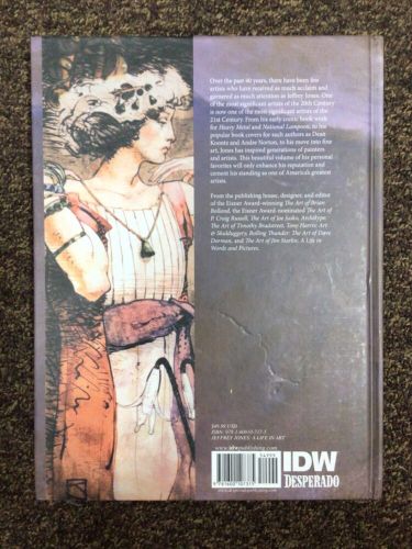 IDW Publishing Jeffrey Jones: A Life in Art Hardcover Book Desperado