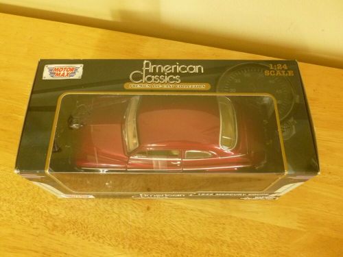 1/24 scale 1949 mercury coupe red american classics diecast motormax