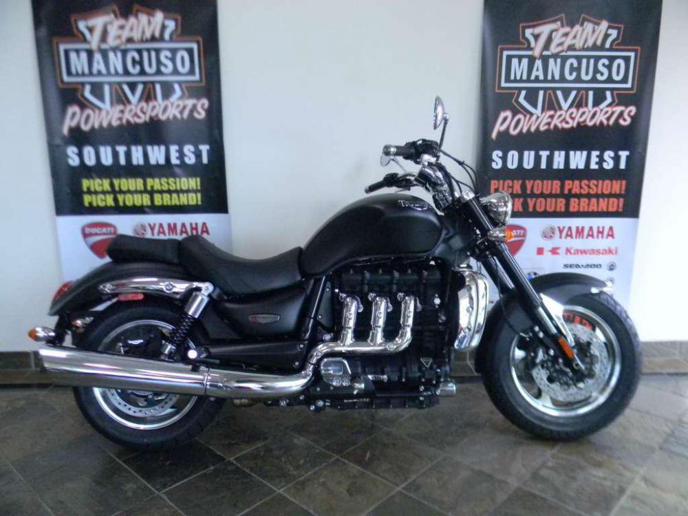 2013 triumph rocket iii roadster abs - matte black  cruiser 