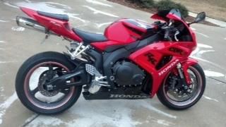 2007 Honda CBR 1000RR RED and Black in color LED Lights 2 bro exhaust