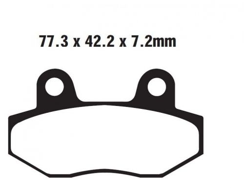 Brake pads ebc type fa086/2 standard for hyosung gt 250 i naked km4mj55a year 10-11-