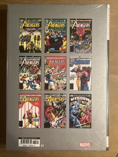 Brand new sealed marvel masterworks: the avengers #21 (2021), hardcover hc