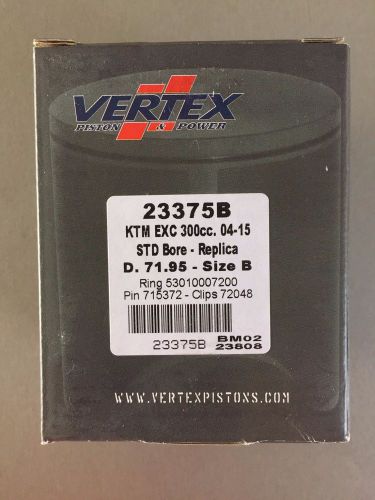 23375B VERTEX Piston Kit 04-16 KTM 300 EXC EXC300 11-14 HUSABERG TE300