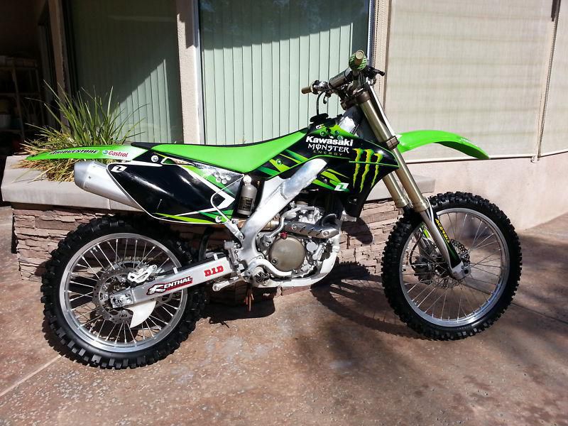 Kawasaki kx 250f 2007, ridden only 27 hours, never raced