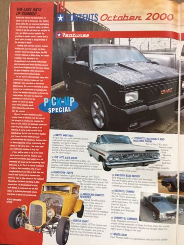 Classic American Magazine - October 2000 - Lightning v Syclone, El Caminos