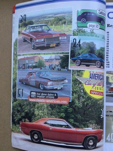 Classic american magazine - february 2017 - plymouth barracuda, chevy brookwood