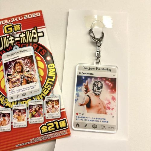 B-5Japan Pro Wrestling Lottery Acrylic Keychain El Desperado