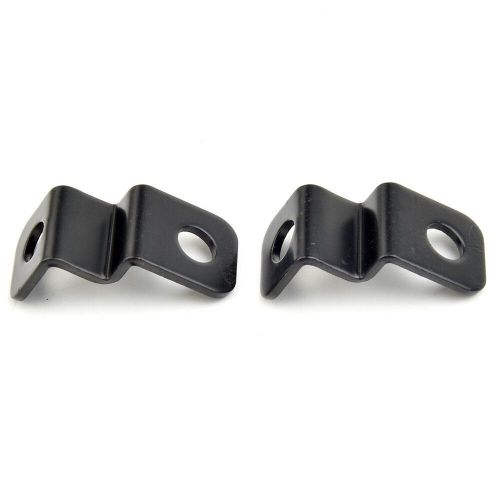 2PCS LED Mini Motorcycle Bicycle Turn Signal Indicator Lights Bracket Black New