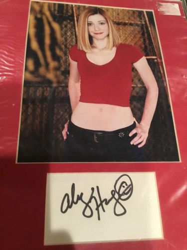 Alyson hannigan signed autograph index card photo buffy how i met your mother