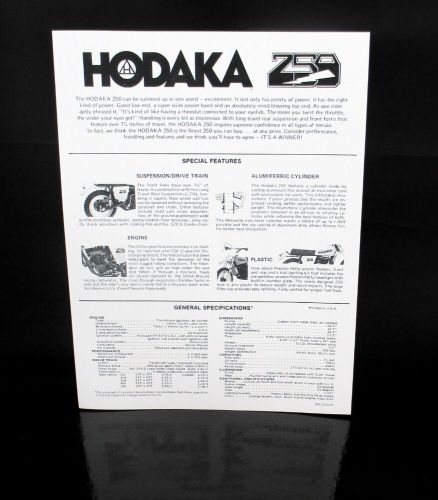 Buy 250 Hodaka Vintage 2 Stroke Enduro Dealer Brochure on 2040-motos