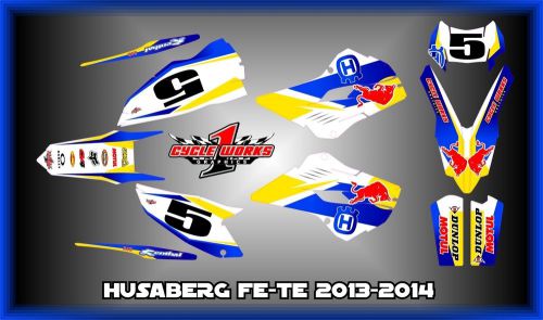 Husaberg FE - TE 2013 SEMI CUSTOM GRAPHICS KIT TEAM