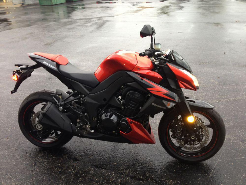 2012 kawasaki z1000  sportbike 