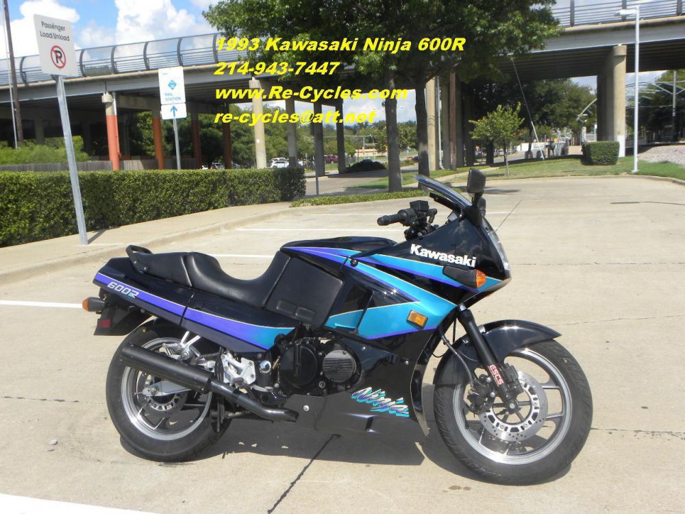 1993 kawasaki zx600c6 ninja 600r -6r sportbike 