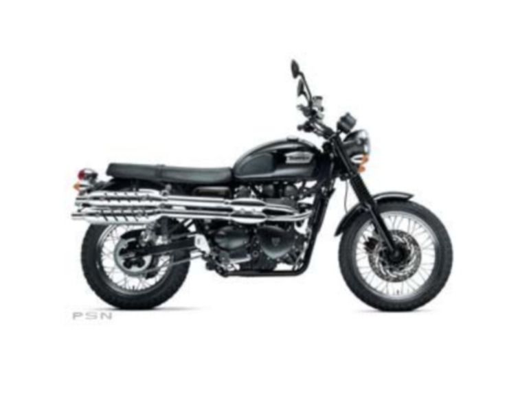 2013 triumph scrambler - jet black 