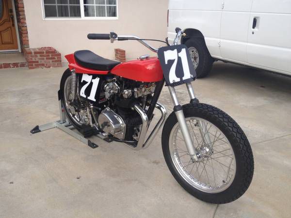 Rare vintage 1971 honda cb 450 flattracker