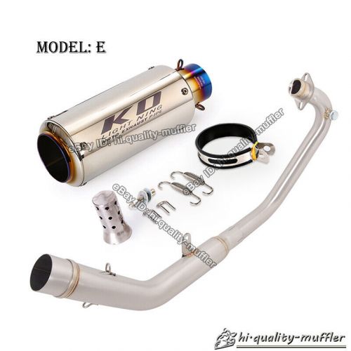 Front Exhaust Link Pipe Muffler Tips Escape For LIFAN KPT 200 KPM 200 2021~2023