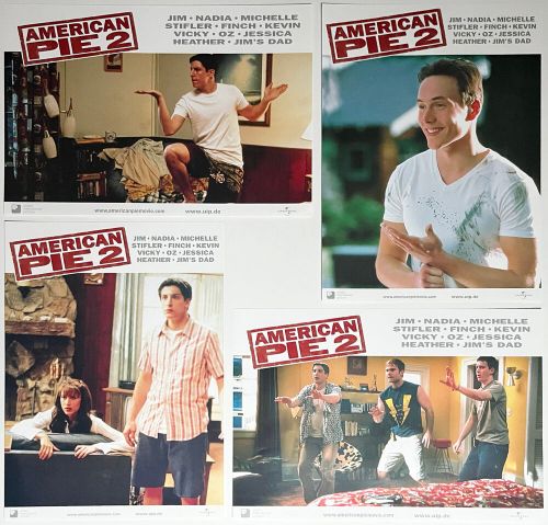 Jason Biggs AMERICAN PIE 2 lobby cards 8 original vintage stills 2001